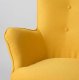 Sofotel Norse Wingback Chair with Footstool, Yellow