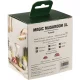 OTOTO Magic Mushroom XL Silicone Kitchen Funnel, Red / White