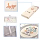Double-sided Foldable XPE Foam Play Mat Pad Rug for Kids, Elephants-Road, 198x179cm