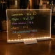 Acrylic LED Writing Lamp with USB Power and Markers