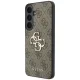 Guess Leather 4G Metal Logo Case for Samsung Galaxy S26 FE, Brown