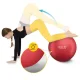 4Fizjo 1752 Gymnastic Ball, 75 cm, Red