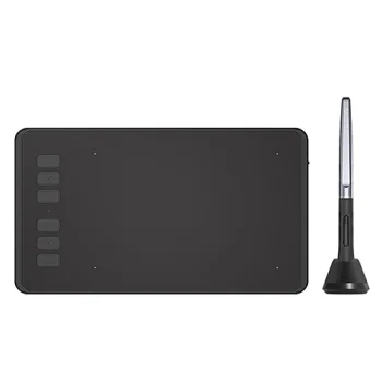 Huion Inspiroy H640P Graphics Tablet, Black