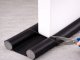 Under Door Draft Stopper Foam Seal Weather Stripping 96cm, Black
