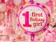1st Birthday Foil Balloon Party Decoration 18 Inch, Blue or Pink