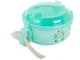 Baby Feeding Tableware Set: Bowl with Lid and Spoon, 600ml