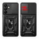 Slide Camera Armor Case for Samsung Galaxy A56 5G Black