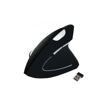 Rebeltec Ergo Wireless Optical Mouse, Black