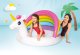 Intex Unicorn piepūšamais baseins bērniem ar jumtiņu, 127x102x69 cm