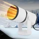 12V Portable Electric Car Heater Fan 150W Defroster, white