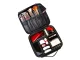 Travel Makeup Organizer Bag with Dividers, Black