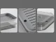 Double-Layer Kitchen Tray and Dish Drainer, 37x24.5x5 cm