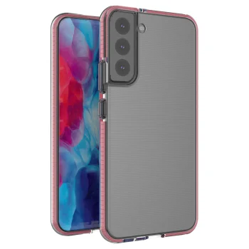 Case for Samsung Galaxy S22+ (S22 Plus) Spring Case, 1 mm TPU, Light Pink