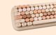 MOFII Candy BT Bluetooth/USB Wireless Mechanical Keyboard With Backlight, beige