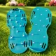 Lawn Aerator Shoes Attachments with Spikes, Green