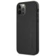 Mercedes iPhone 12 Pro Max Case AMG Leather Hot Stamped, Black