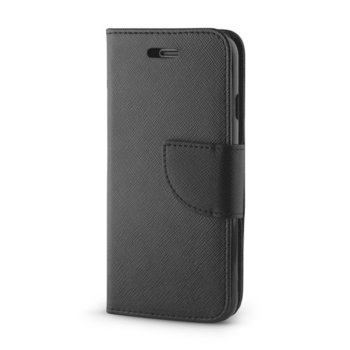 Xiaomi Redmi Note 8 Pro Fancy TPU Book Case Cover Stand, Black