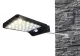 Solar Street Lamp with 36 LEDs and Motion Sensor, Black