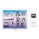 METEO SP107 Digital Weather Station with Wireless Outdoor Sensor, white