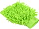 Double Sided Microfiber Car Wash Mitt for Cleaning and Detailing, Green