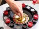 Alcohol Drinking Roulette Game Set, 16 Shot Glasses