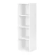 Modernhome KJZ2173 Modern White 4-Tier Shelving Unit