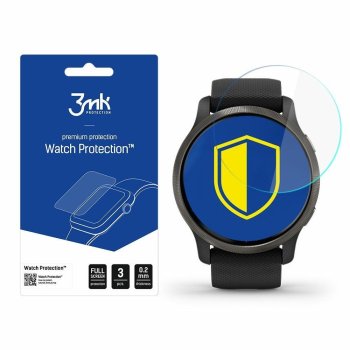 Garmin Venu 2 Plus 3MK ARC+ Protective Film Rounded Fullscreen Watch Protector, 3 pcs.