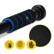 4FIZJO BASIC Doorway Pull-Up Bar 61.5-100 cm, Black and Blue