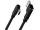 Angled USB-C charging cable for phone, fast charge, 1m