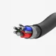 USB-C laidas Ugreen US300 USB-C į USB-C 5A 480 Mb/s 2 m, juodas