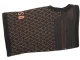 Elastic Wrist and Hand Support Brace Compression Sleeve, Black-Orange