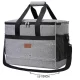 Trizand 40L Thermal Bag with 2 Cooling Ice Packs, Grey
