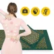4FIZJO ECO Acupressure Mat with Pillow and Bag, Green/Gold