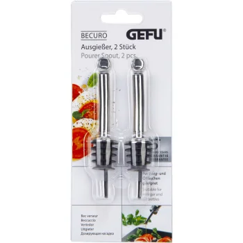 Bottle Pourers Gefu BECURO for Oil and Vinegar, 2 pcs.