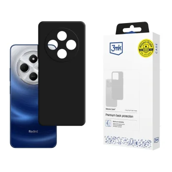 3mk Silicone Case for Xiaomi Redmi 14C / Xiaomi Redmi A4 5G, Black