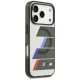 BMW M IML Metal Buttons Tricolor Lines MagSafe Case for iPhone 17 Pro, Gray