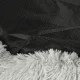 Plush Donut Calming Pet Bed for Dogs and Cats 60 cm, Light Grey