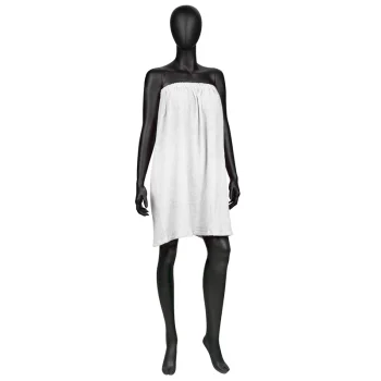 White Terry Cloth Cosmetic Cape 70x150 cm