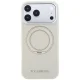Karl Lagerfeld Ring Stand 360 case for iPhone 18 Pro / 17 Pro, beige