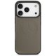 Mercedes iPhone 17 Pro Case Leather Vintage Logo MagSafe, Beige