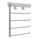 Joseph Joseph Orderly Belt, Tie & Scarf Hanging Rail, Ecru