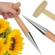 Wooden Dibber with Measuring Scale for Bulbs and Seedlings, 28 cm