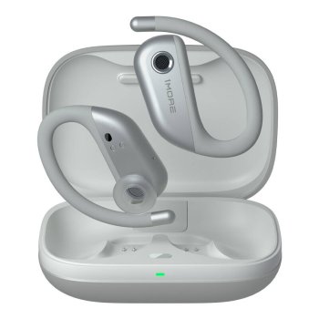 1MORE FIT OPEN Wireless Bluetooth Earphones Earbuds TWS, Silver