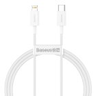 Baseus Superior Series Cable USB Type C to Apple iPhone Lightning, 20W, PD, 1m, White