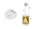 3D LED Window Stained Glass, Christmas Decoration, Warm Light