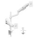 Ergo Office ER-692 W Dual Monitor Mount, Gas Spring, 17\"-32\", 1-10kg, White