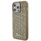 Guess iPhone 15 Pro Max Case Disco Metal Script, Gold