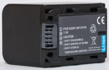 Extra Digital Battery for Sony NP-FV70 (1500mAh, 7.4V)