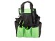 DIVO Garden Tool Set with Bag, Pruning Shears, Trowel, Hoe, Black-Green