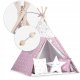 Nukido Children Tent Tipi with Lights, Pink stars